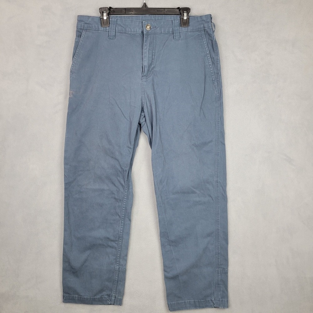 Colorado Carpenter Pants Men 34x30 Navy Blue Cotton Stretch Hammer Loop Workwear